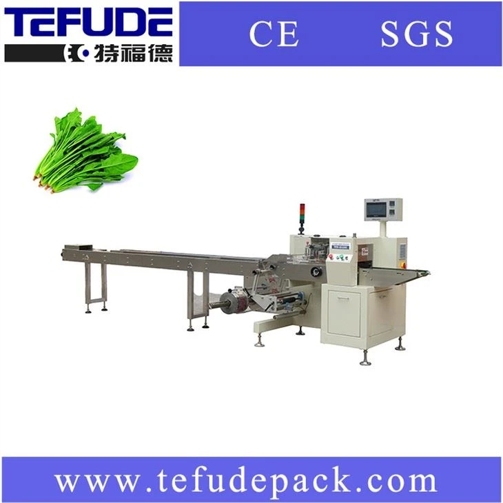 Máquina envasadora de envoltura de lechuga
